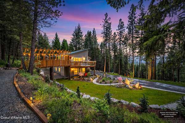 9.89 Acres of Land with Home for Sale in Careywood, Idaho