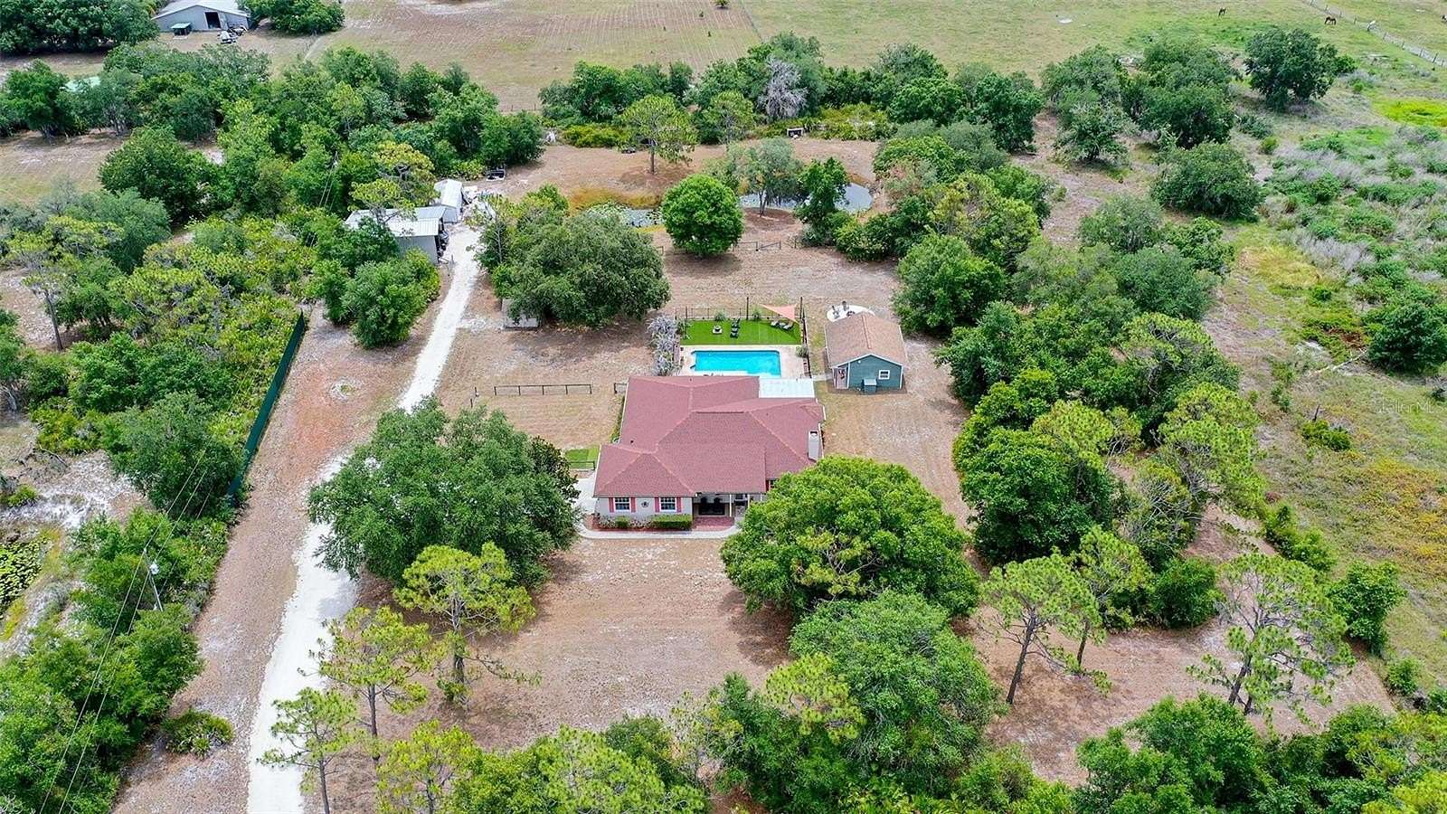 5 Acres of Land with Home for Sale in Myakka City, Florida
