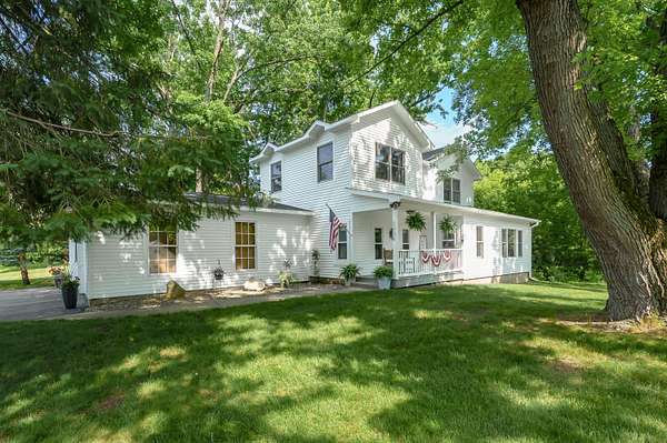 18.1 Acres of Land with Home for Sale in Mattawan, Michigan