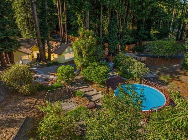 2.8 Acres of Land with Home for Sale in Scotts Valley, California