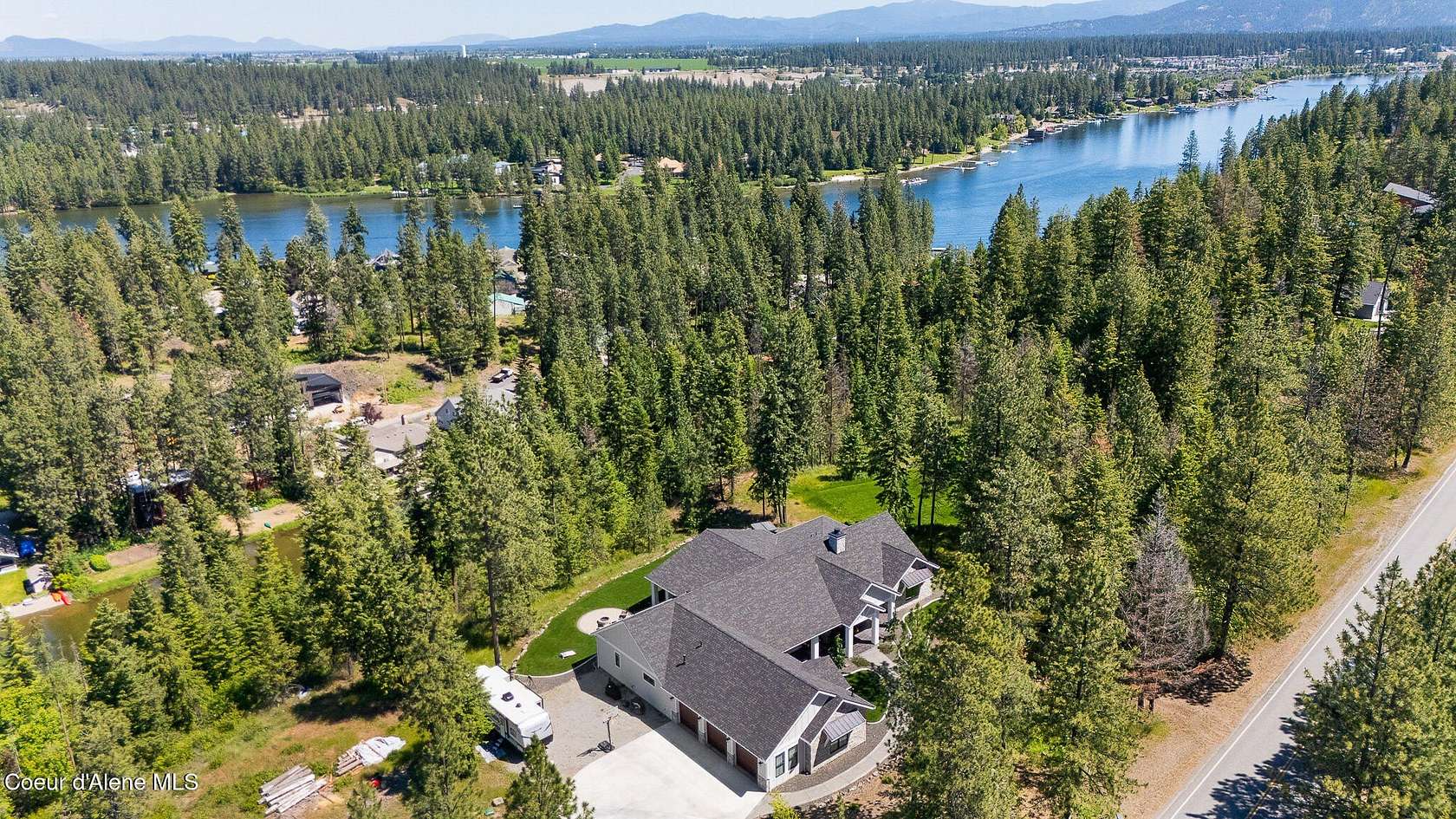 8.9 Acres of Land with Home for Sale in Coeur d'Alene, Idaho