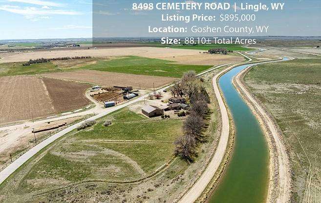 88.1 Acres of Recreational Land with Home for Sale in Lingle, Wyoming