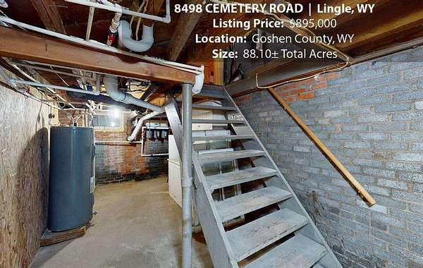 88.1 Acres of Recreational Land with Home for Sale in Lingle, Wyoming