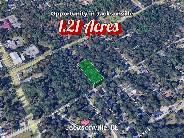 1.2 Acres of Residential Land for Auction in Jacksonville, Florida