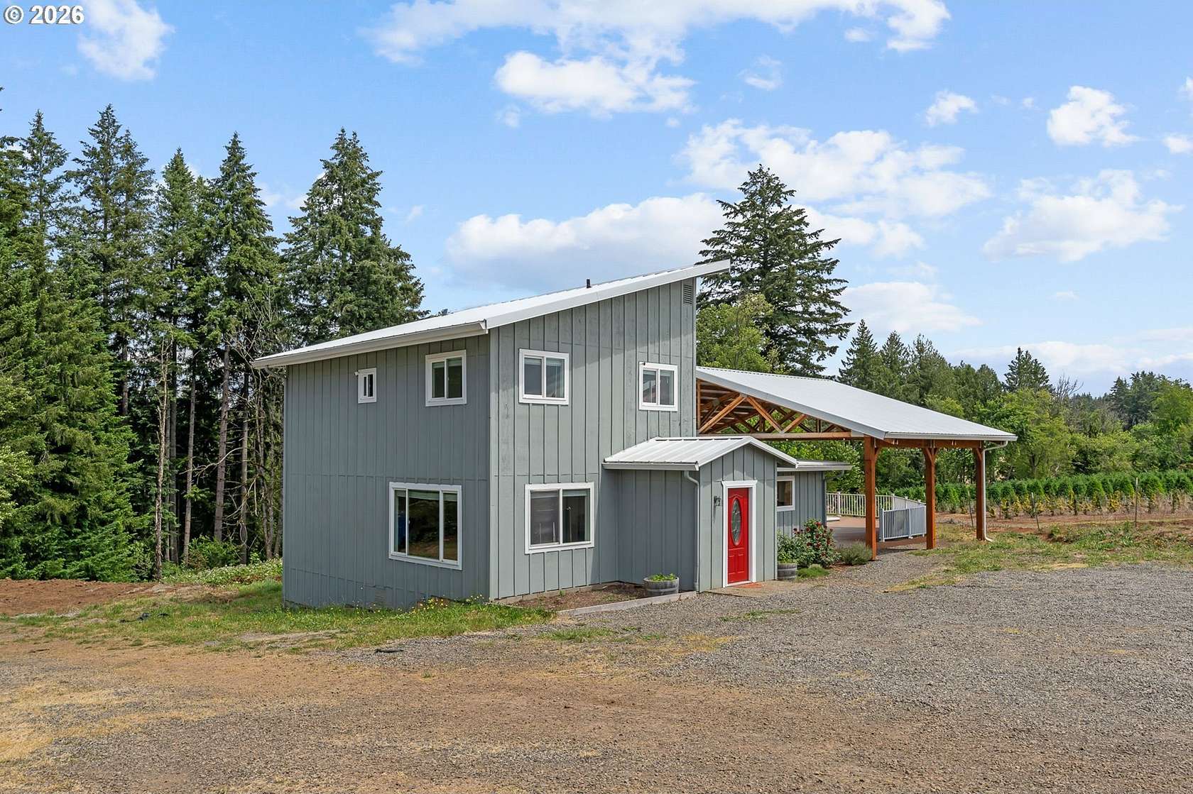 7.22 Acres of Land with Home for Sale in Estacada, Oregon