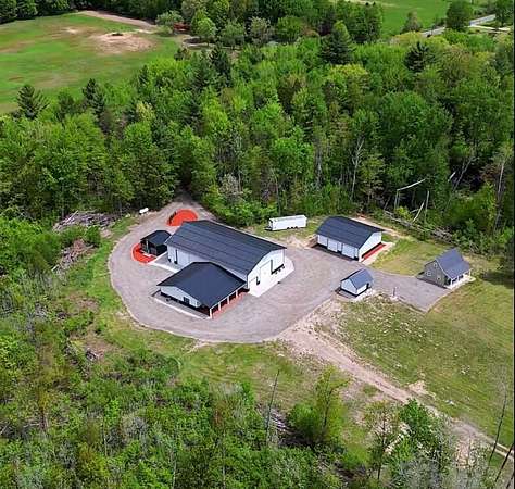 10 Acres of Recreational Land with Home for Sale in Bitely, Michigan