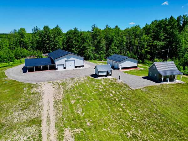 10 Acres of Recreational Land with Home for Sale in Bitely, Michigan