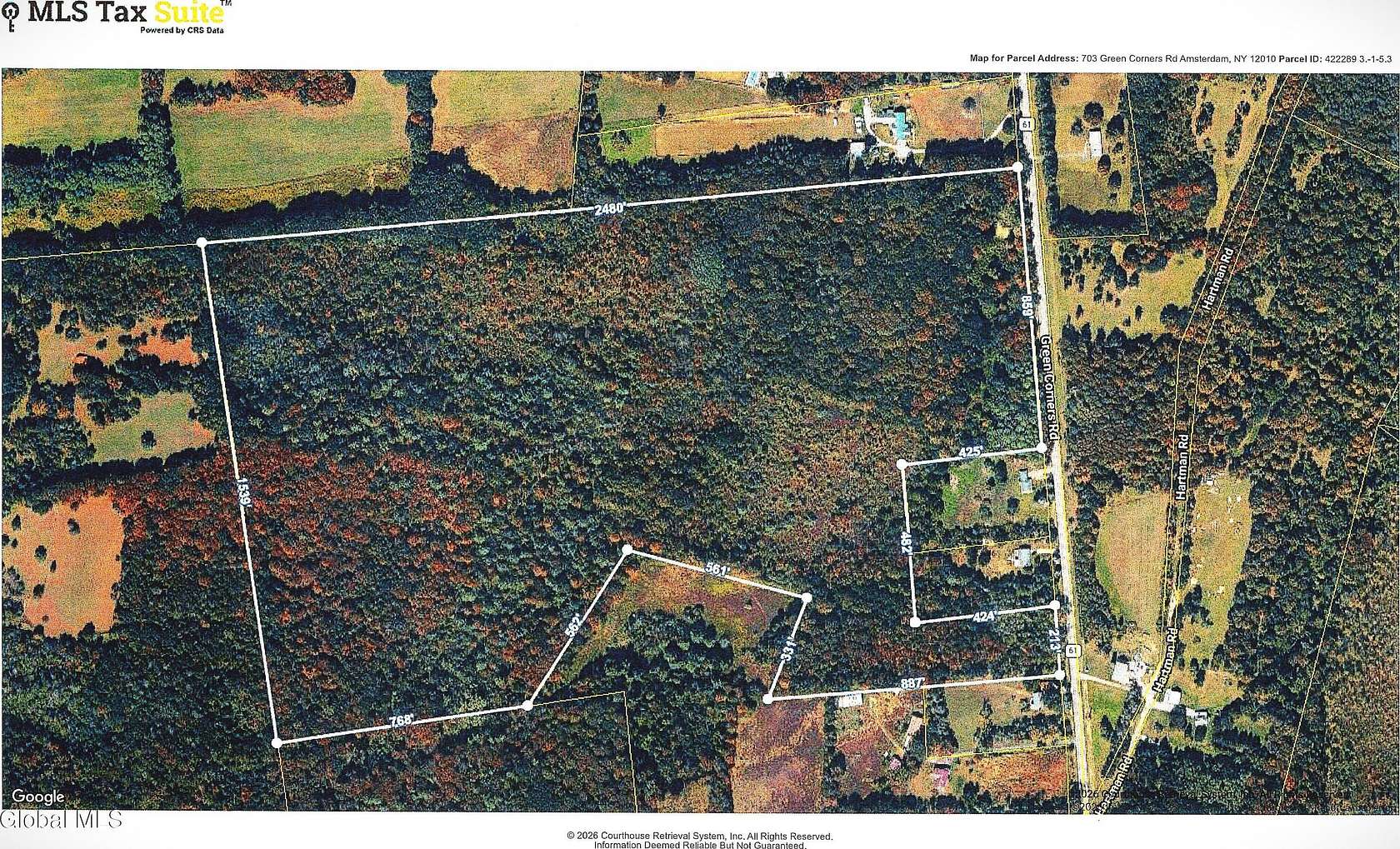 74.3 Acres of Recreational Land for Sale in Amsterdam, New York