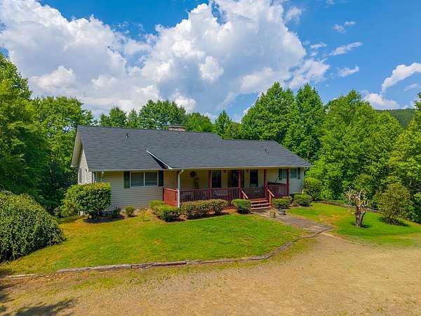 5.42 Acres of Land with Home for Sale in Franklin, North Carolina