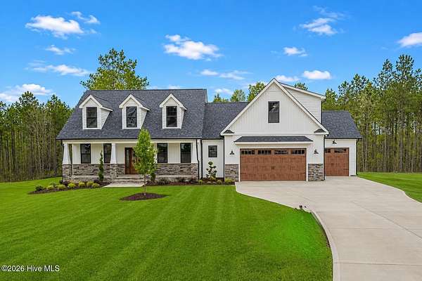 9.12 Acres of Land with Home for Sale in Rose Hill, North Carolina