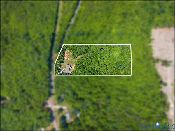 5.38 Acres of Land with Home for Sale in Meherrin, Virginia
