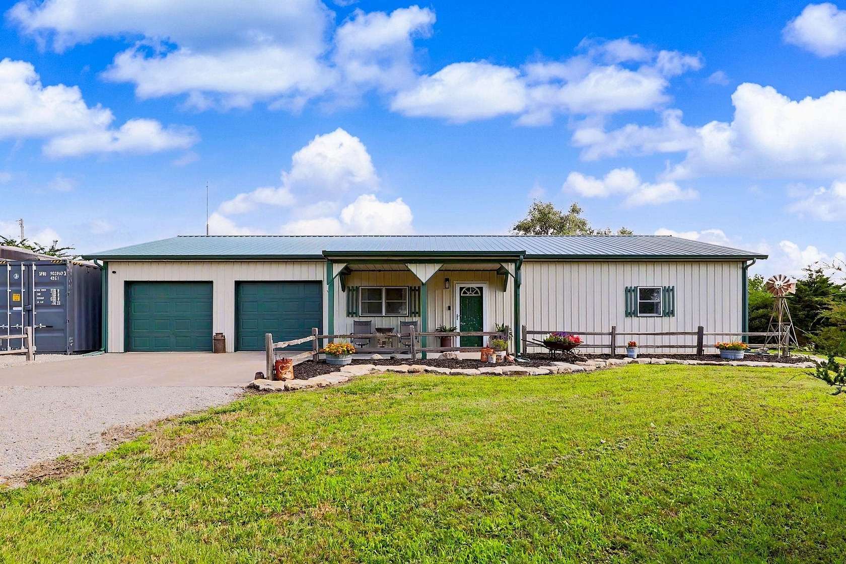28.2 Acres of Recreational Land with Home for Sale in Leon, Kansas