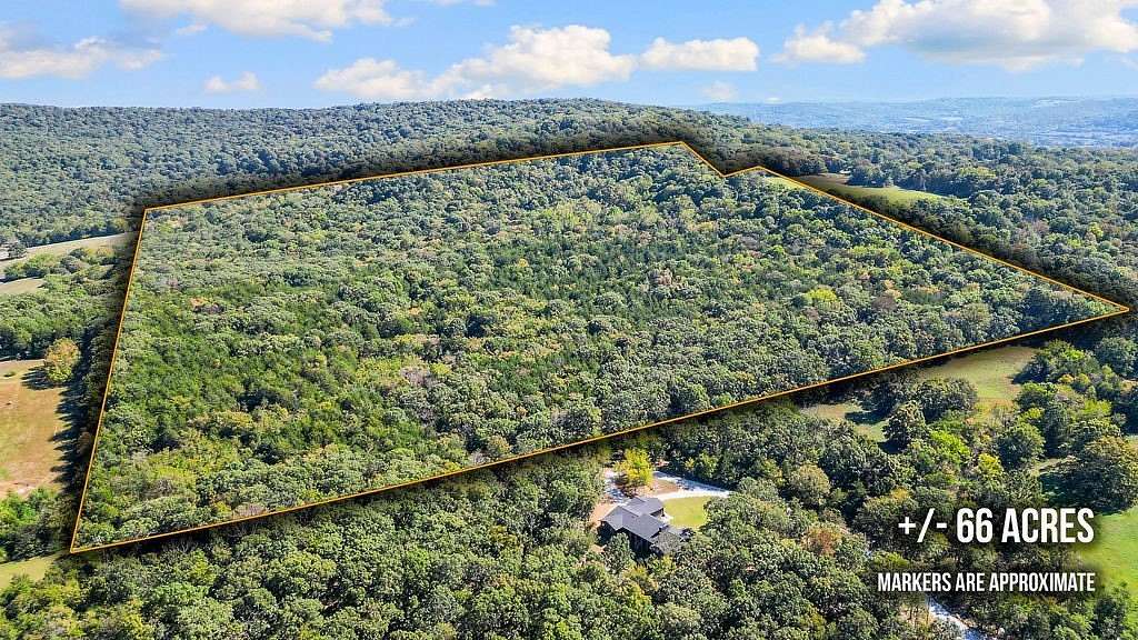 66 Acres of Recreational & Residential Land for Sale in Prairie Grove, Arkansas