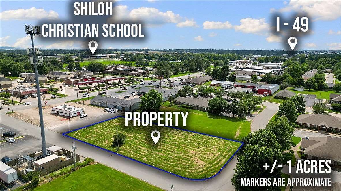 0.7 Acres of Commercial Land for Sale in Springdale, Arkansas