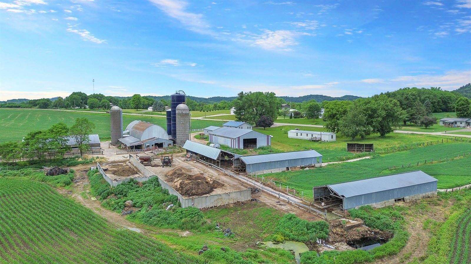 9.82 Acres of Land with Home for Sale in North Bend, Wisconsin