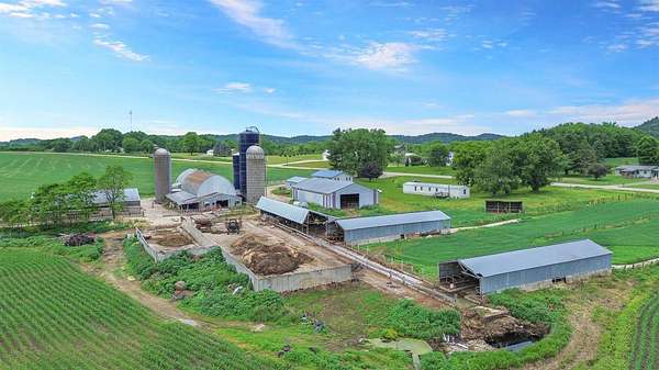 9.82 Acres of Land with Home for Sale in North Bend, Wisconsin
