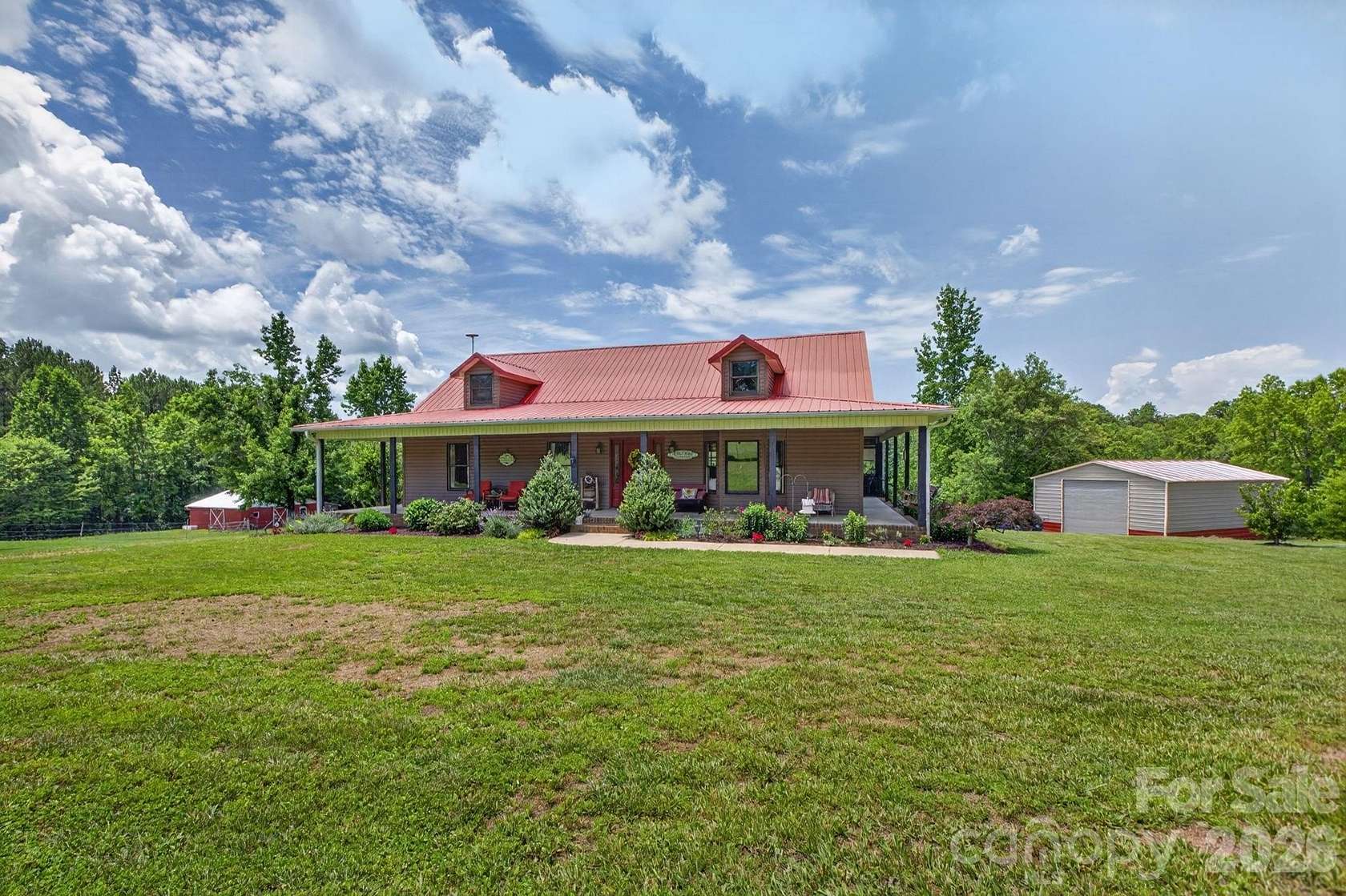 17.7 Acres of Land with Home for Sale in Ellenboro, North Carolina