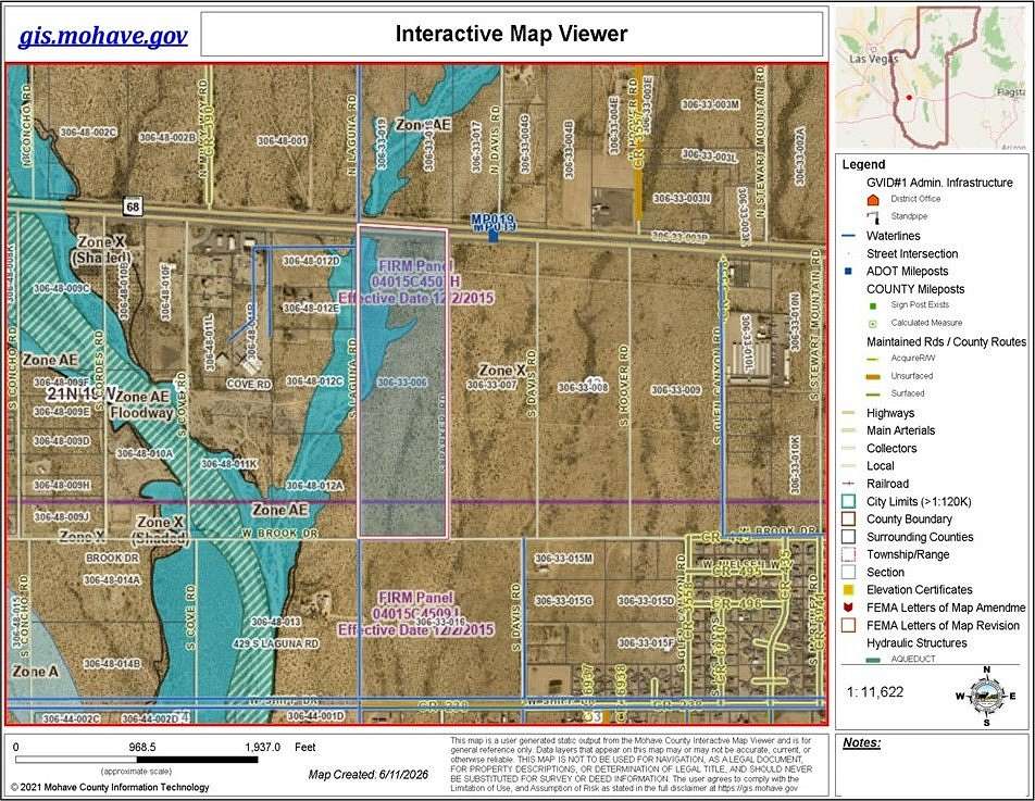 40 Acres of Land for Sale in Golden Valley, Arizona