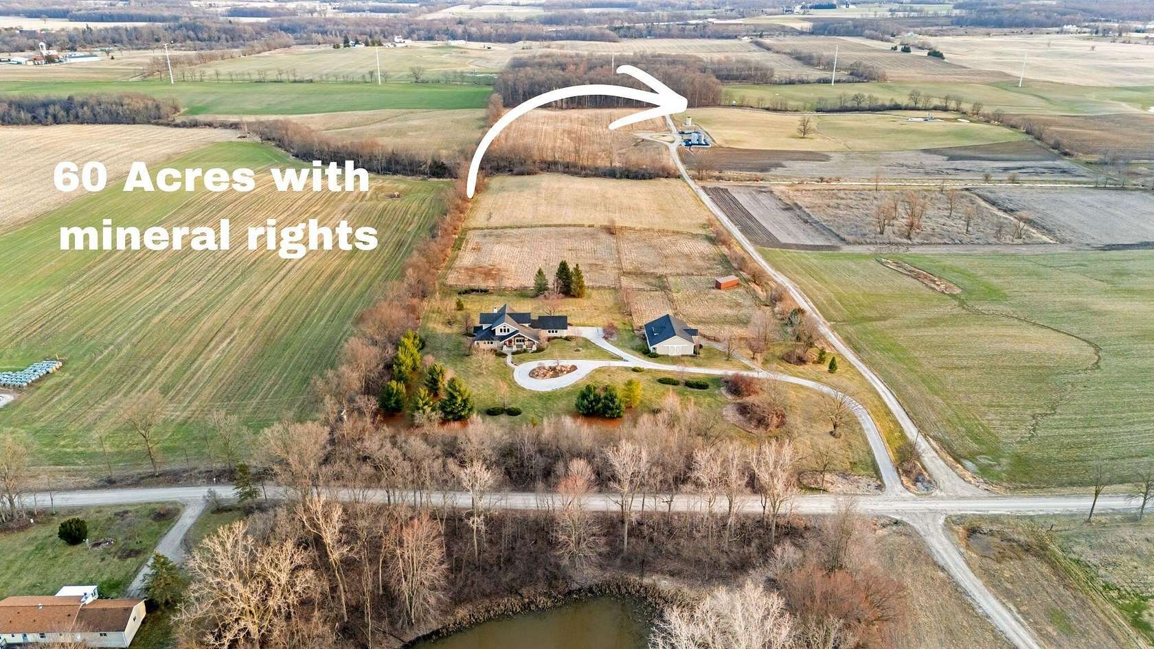 60 Acres of Land with Home for Sale in Saline, Michigan