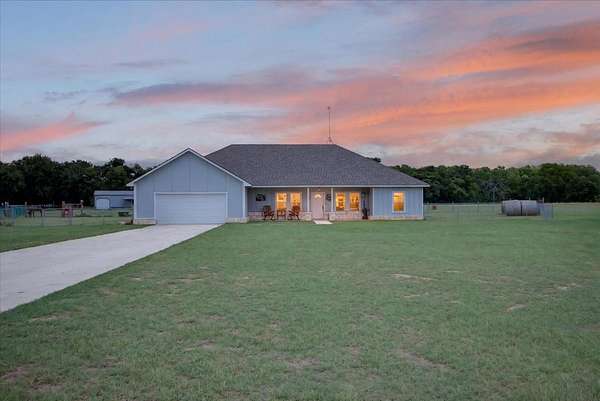 2.54 Acres of Land with Home for Sale in Poolville, Texas