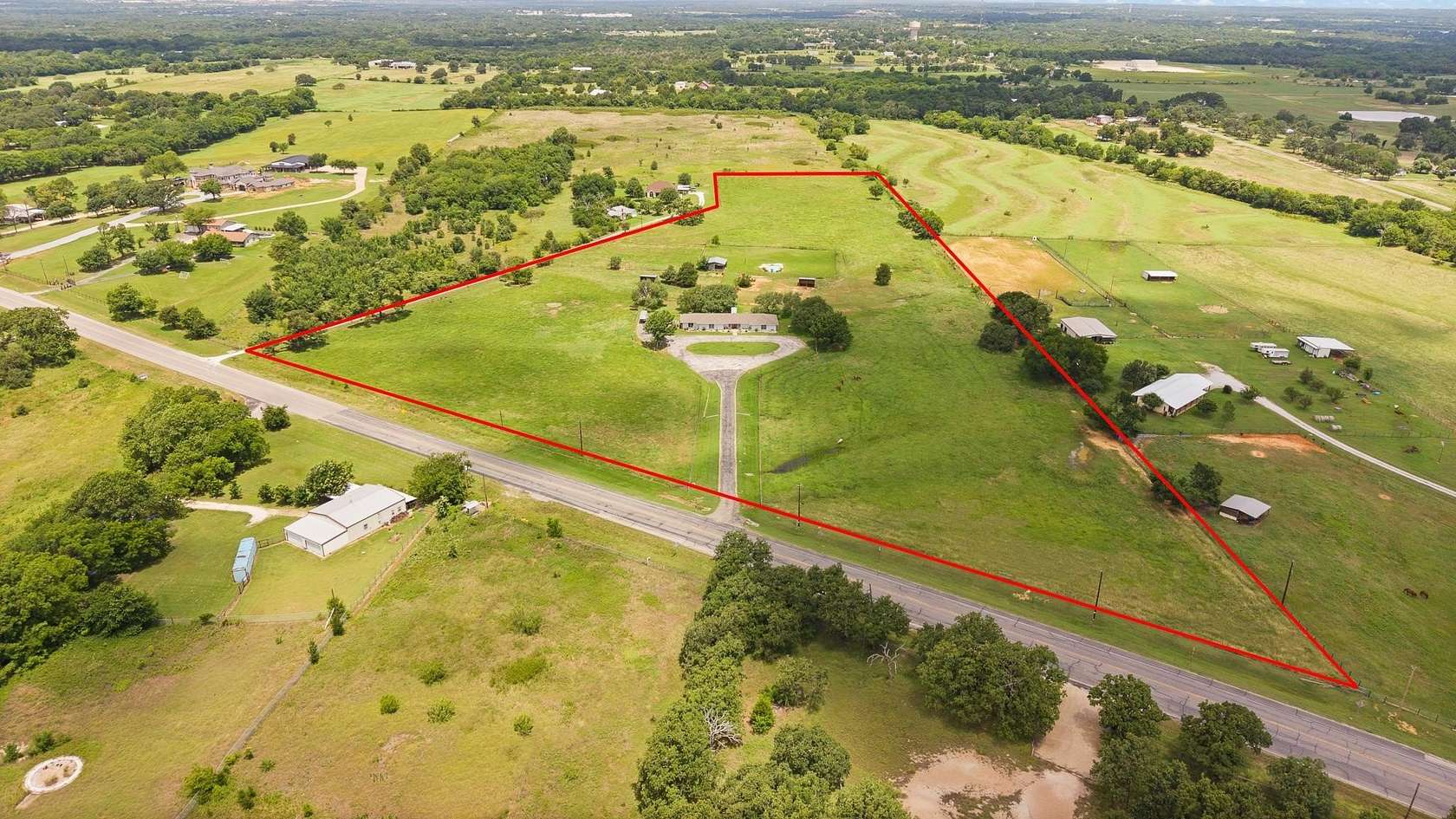 15.5 Acres of Land with Home for Sale in Cleburne, Texas