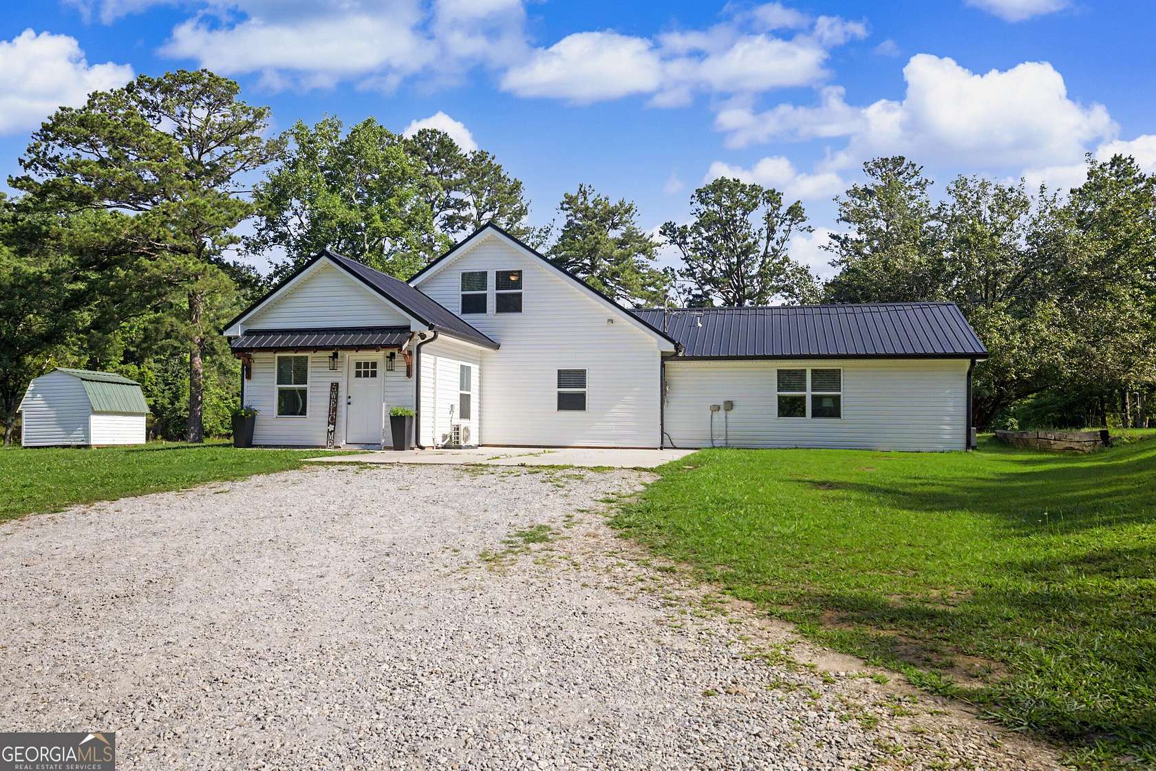 5 Acres of Land with Home for Sale in Brooks, Georgia