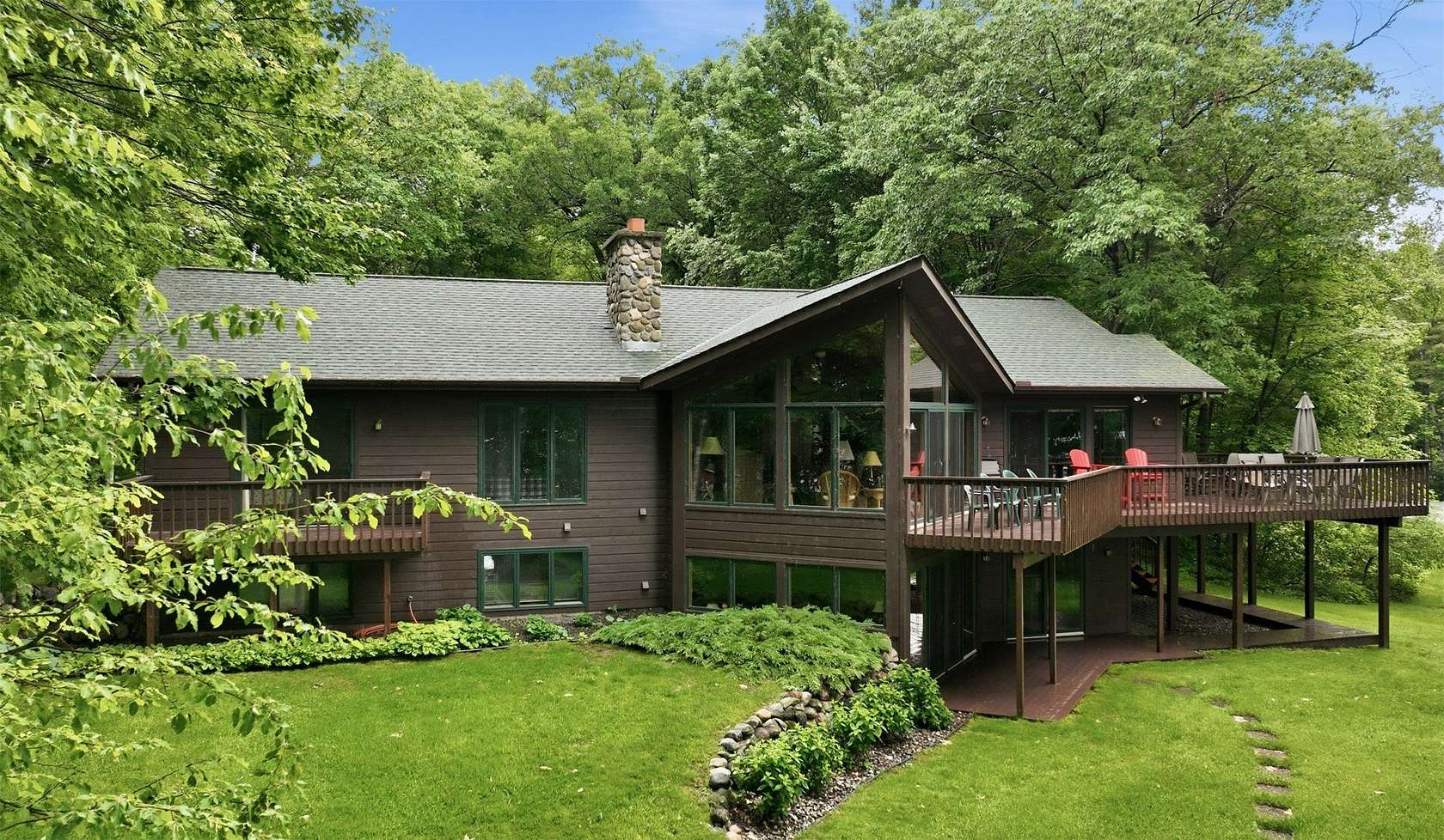 2 Acres of Land with Home for Sale in Stone Lake, Wisconsin