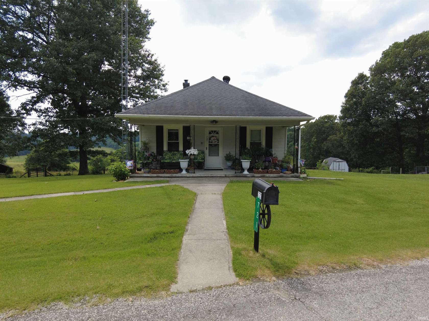 23.4 Acres of Land with Home for Sale in Williams, Indiana