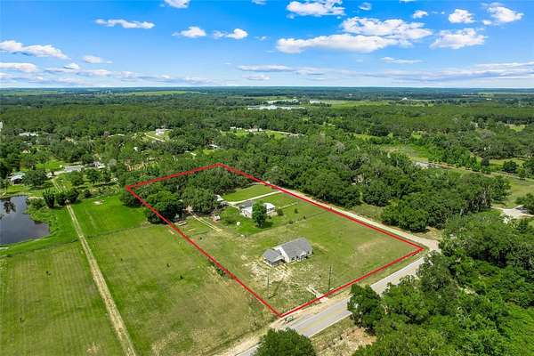 5 Acres of Land with Home for Sale in Groveland, Florida