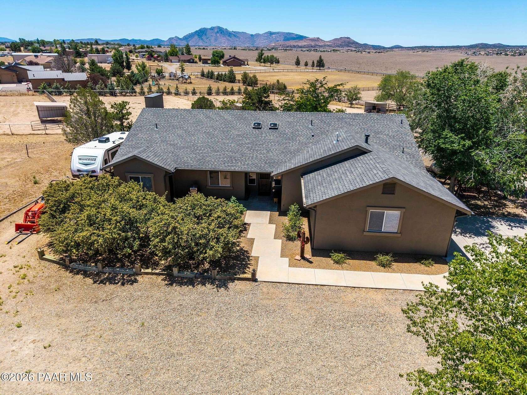 5 Acres of Land with Home for Sale in Chino Valley, Arizona