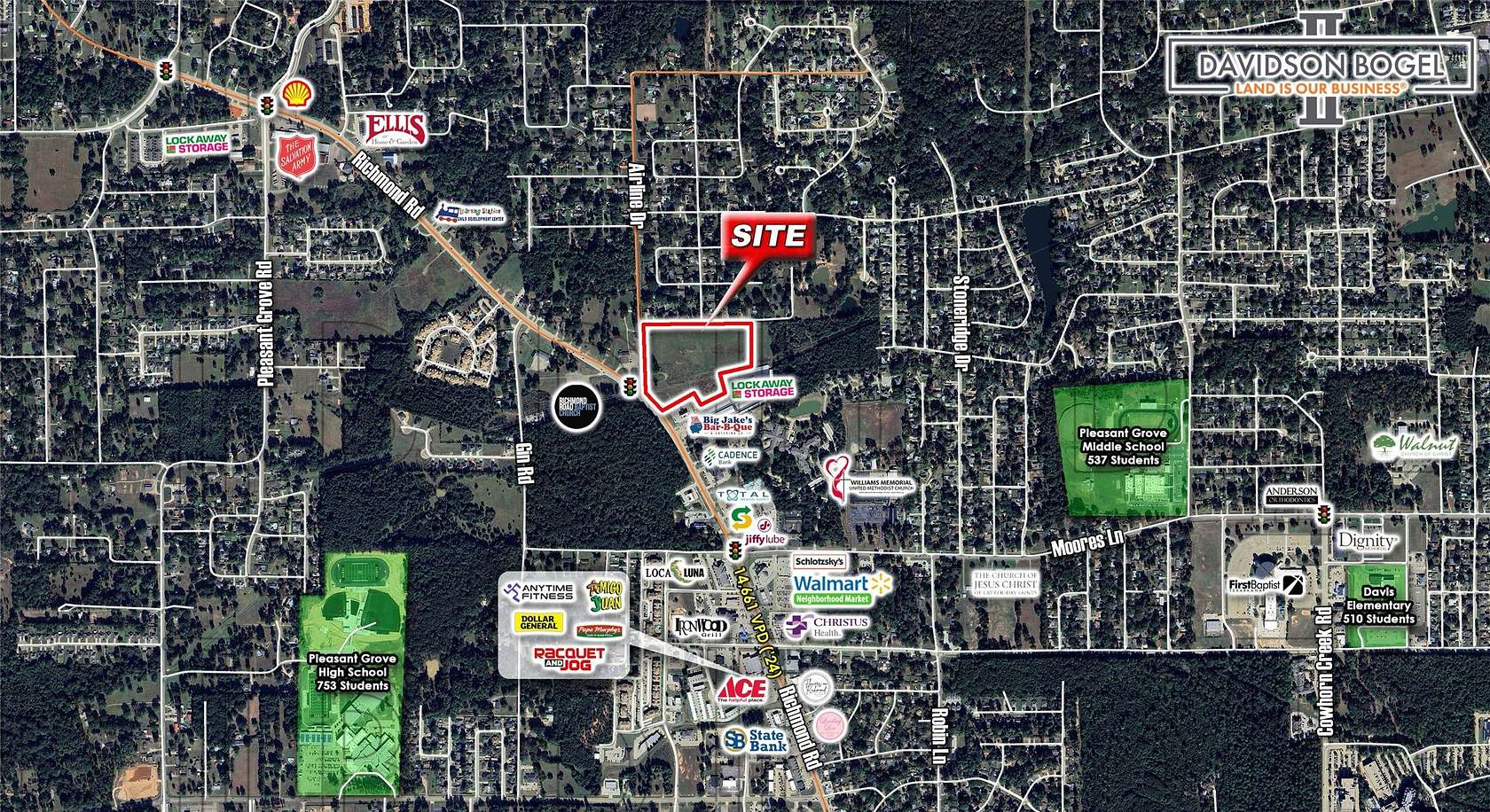16 Acres of Land for Sale in Texarkana, Texas