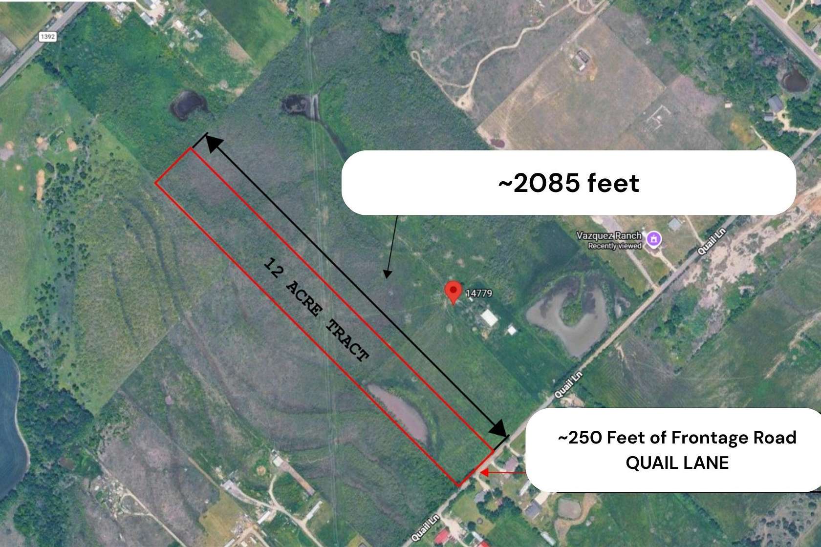 12 Acres of Land for Sale in Terrell, Texas