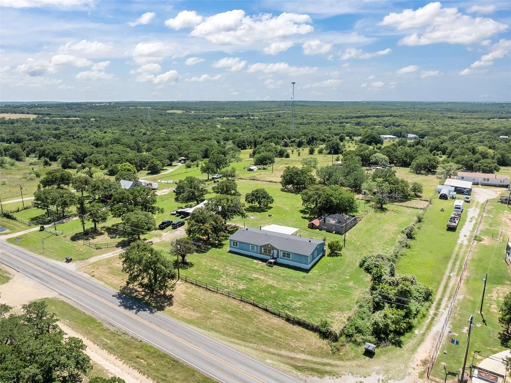 2 Acres of Land with Home for Sale in Poolville, Texas