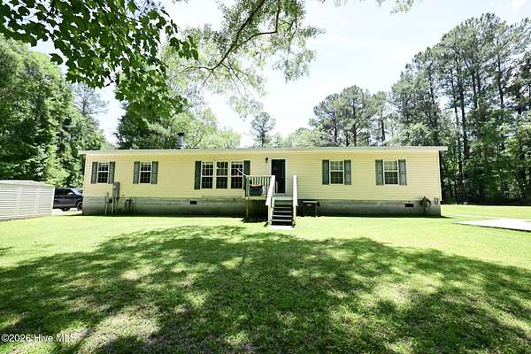 5 Acres of Land with Home for Sale in Jacksonville, North Carolina