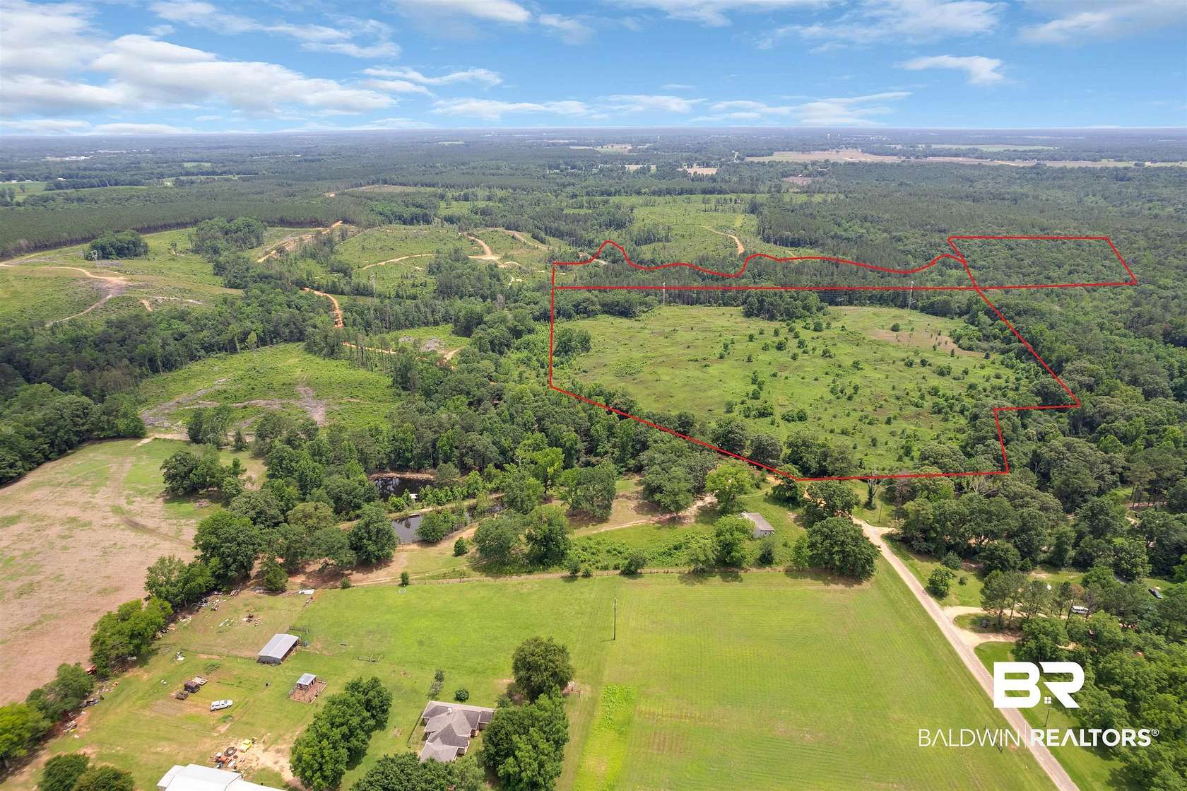 90 Acres of Recreational & Residential Land for Sale in Monroeville, Alabama