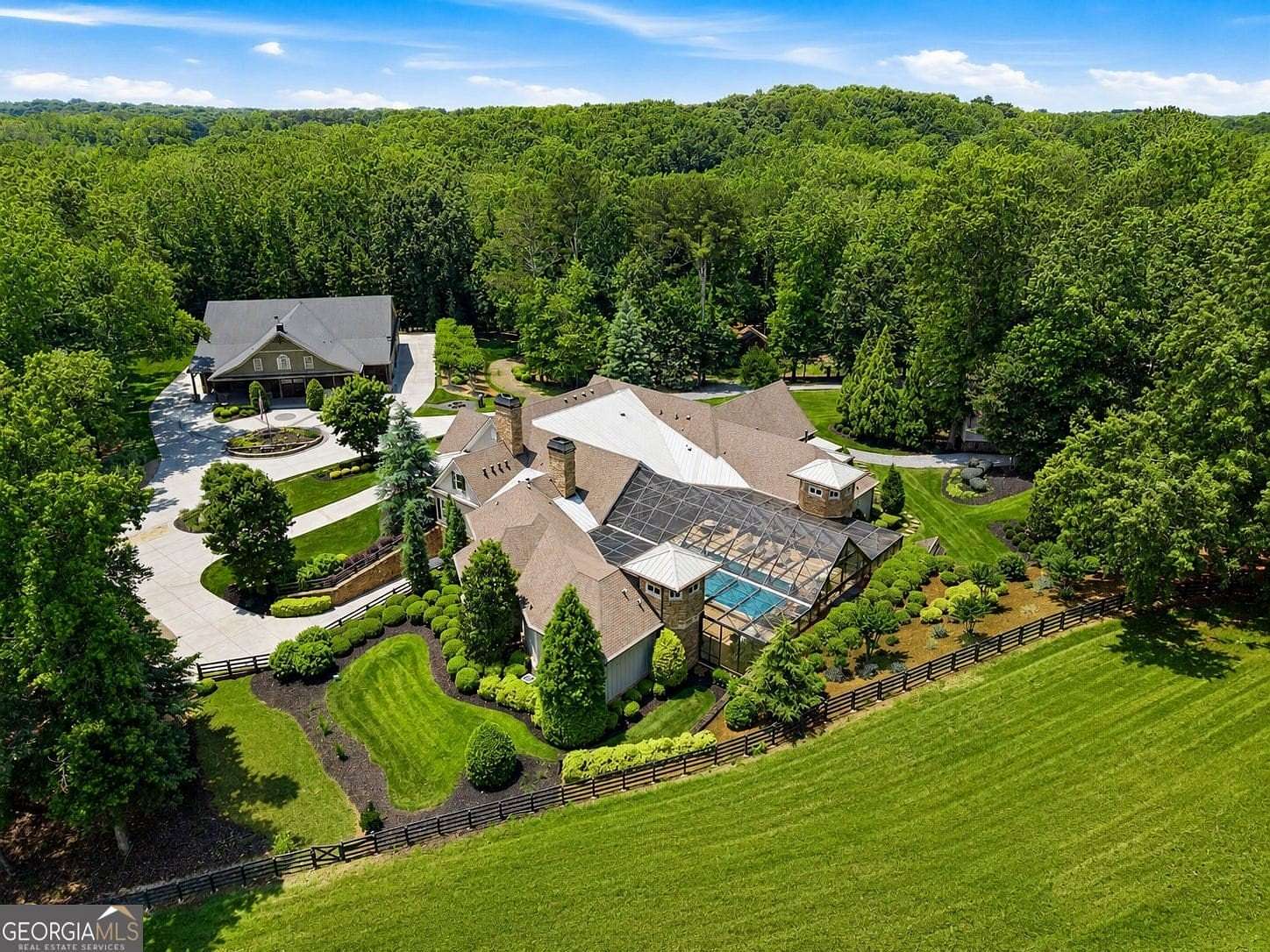 15.4 Acres of Recreational Land with Home for Sale in Cumming, Georgia
