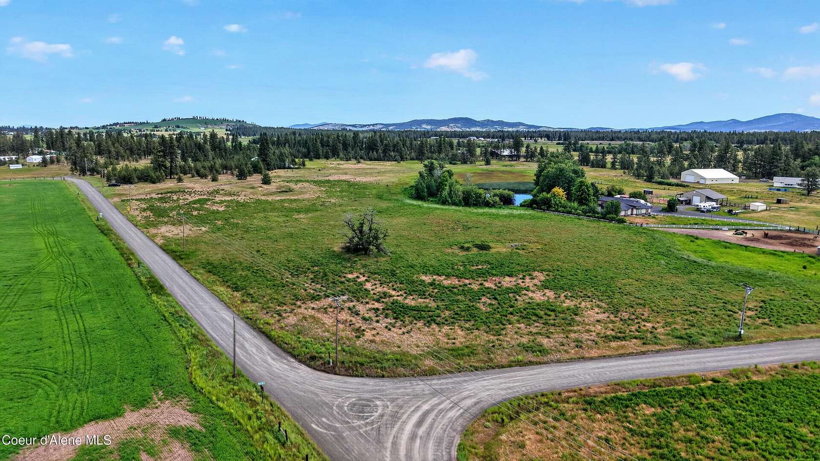 9.19 Acres of Residential Land for Sale in Spangle, Washington