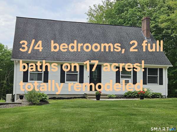 17 Acres of Land with Home for Sale in Pomfret, Connecticut