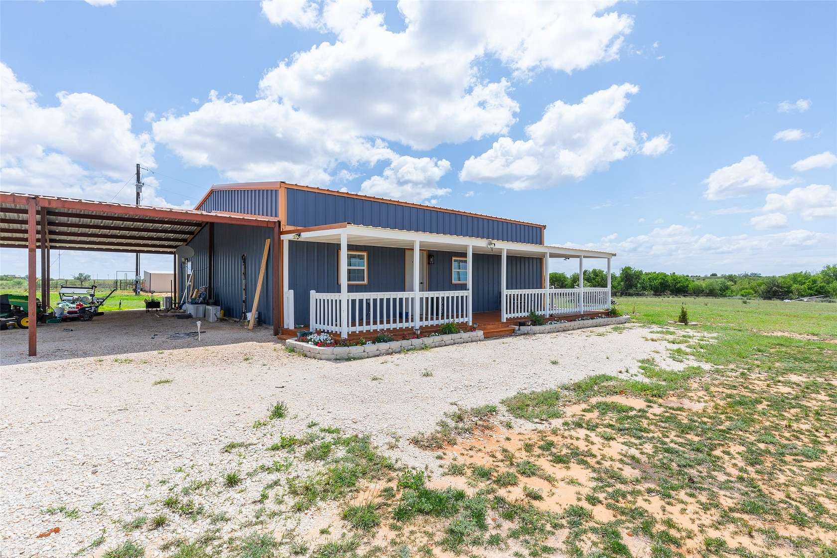 95 Acres of Land with Home for Sale in Anson, Texas