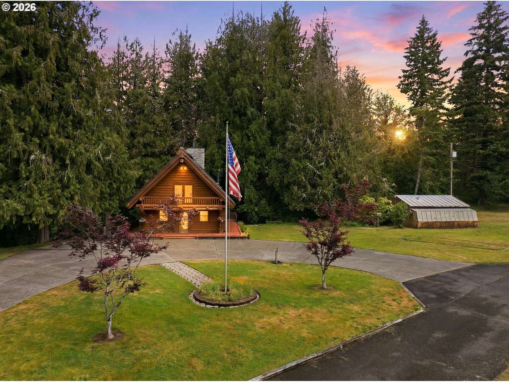 4.83 Acres of Land with Home for Sale in Colton, Oregon