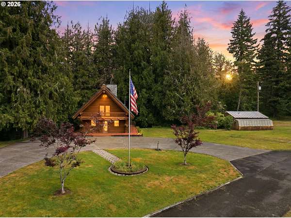 4.83 Acres of Land with Home for Sale in Colton, Oregon
