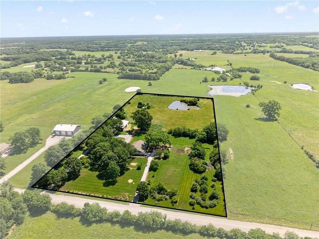 8.6 Acres of Land with Home for Sale in Lawson, Missouri