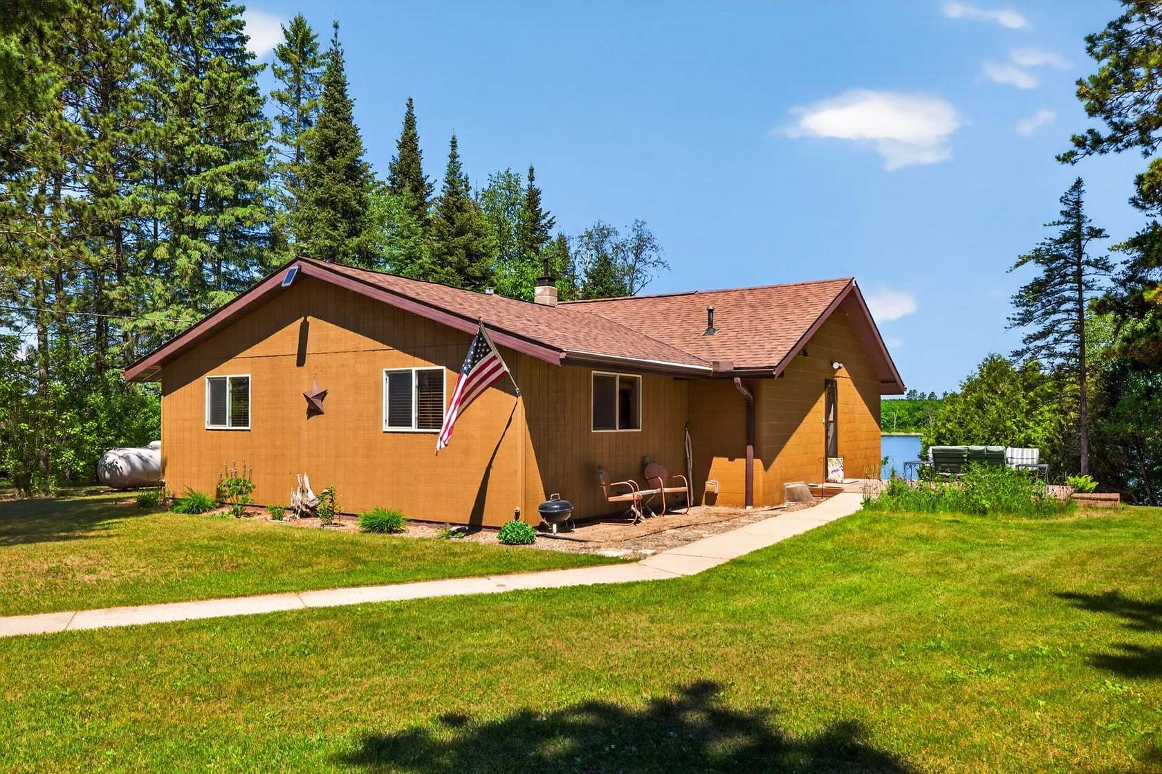 4.65 Acres of Land with Home for Sale in Akeley, Minnesota