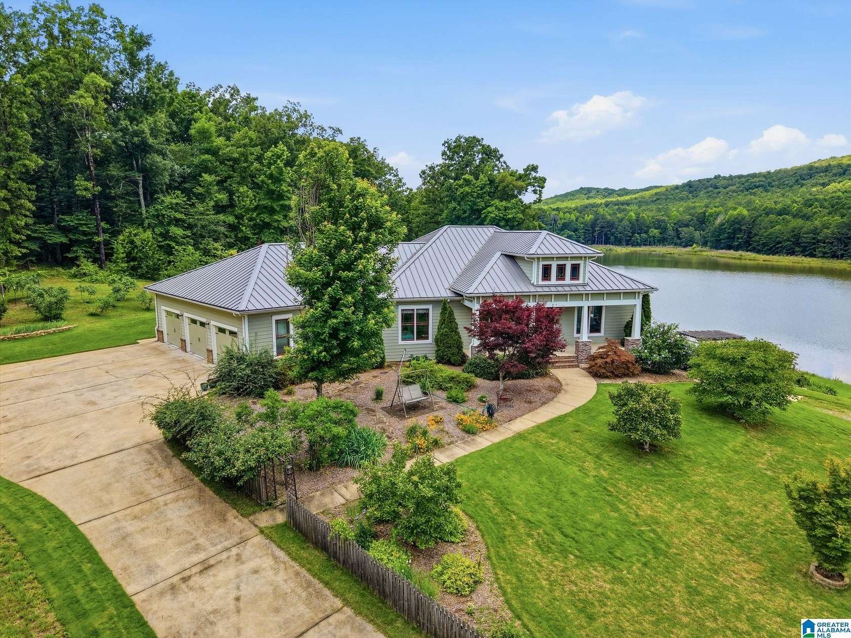77 Acres of Recreational Land with Home for Sale in Wilsonville, Alabama