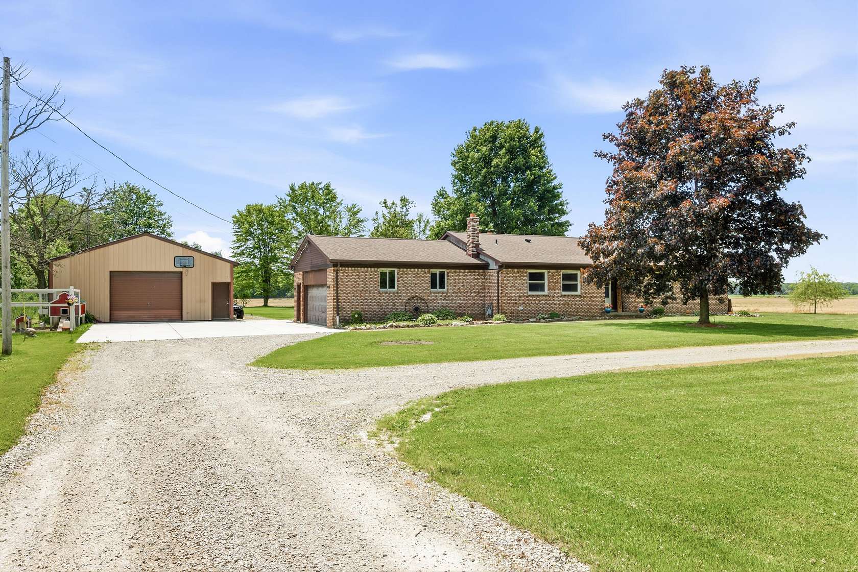 2 Acres of Land with Home for Sale in Columbus, Michigan