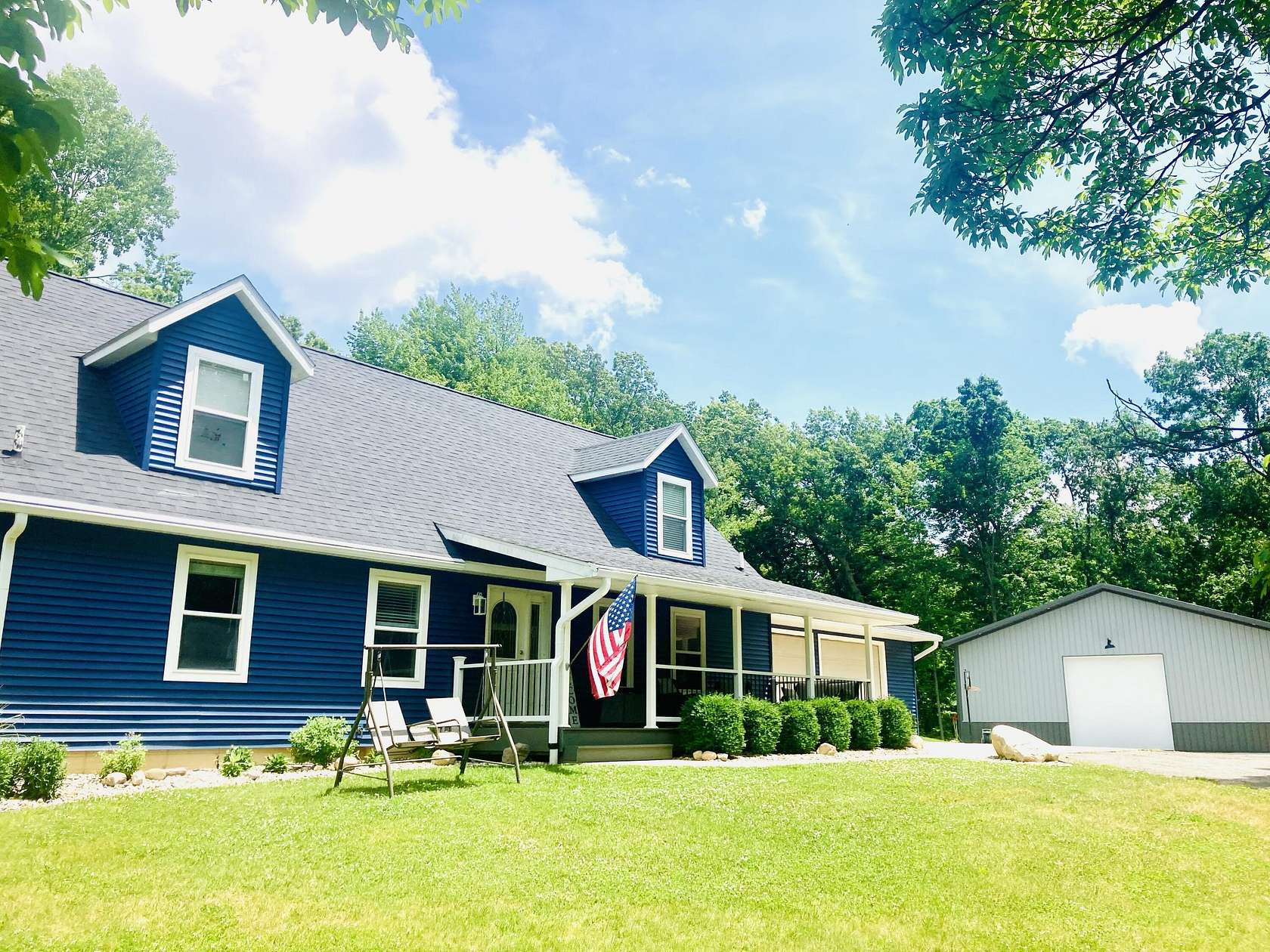 25 Acres of Recreational Land with Home for Sale in Three Rivers, Michigan