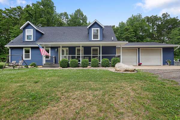 25 Acres of Recreational Land with Home for Sale in Three Rivers, Michigan