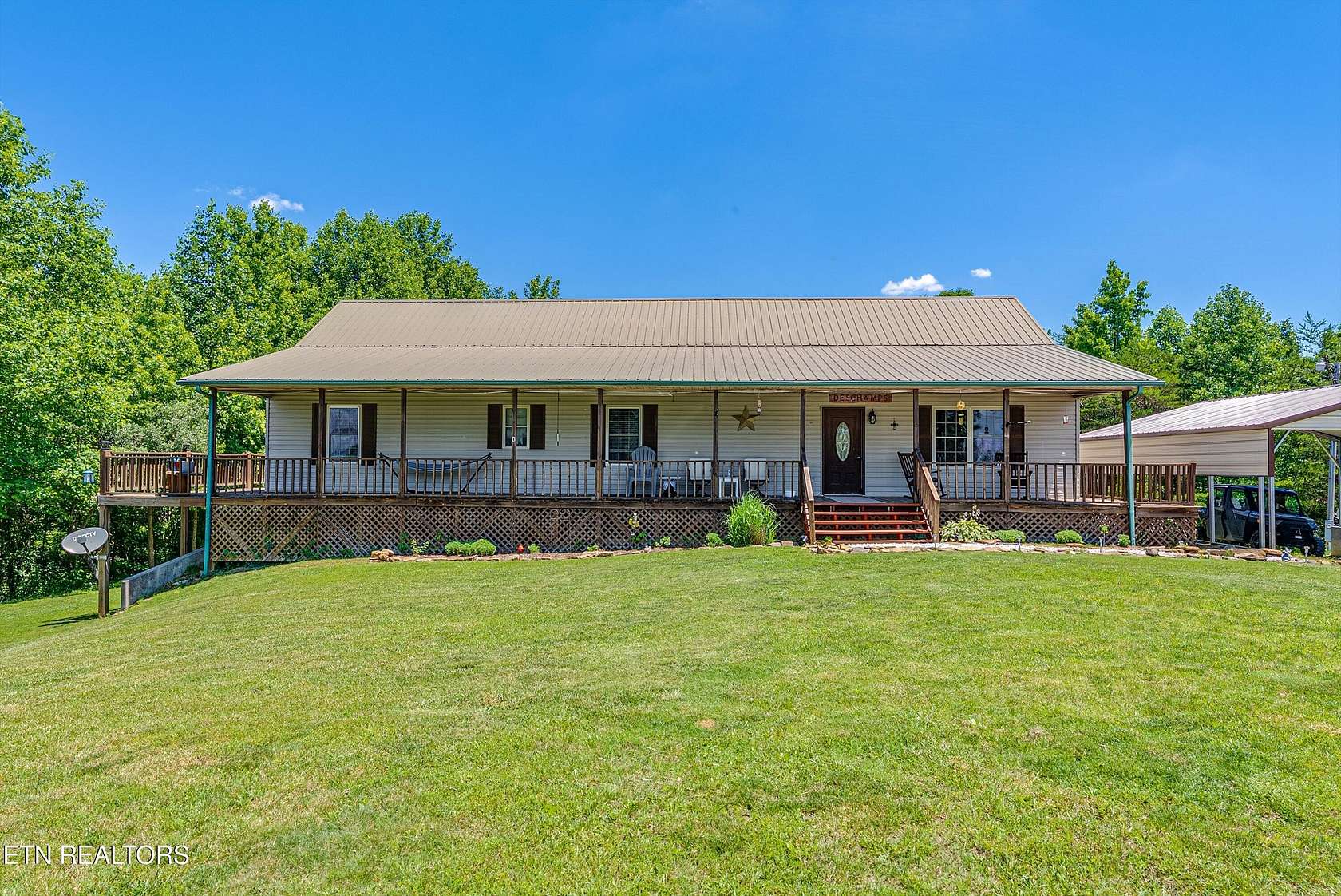 10.2 Acres of Recreational Land with Home for Sale in Pioneer, Tennessee
