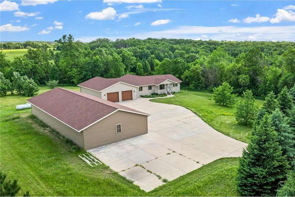 18 Acres of Land with Home for Sale in Browerville, Minnesota
