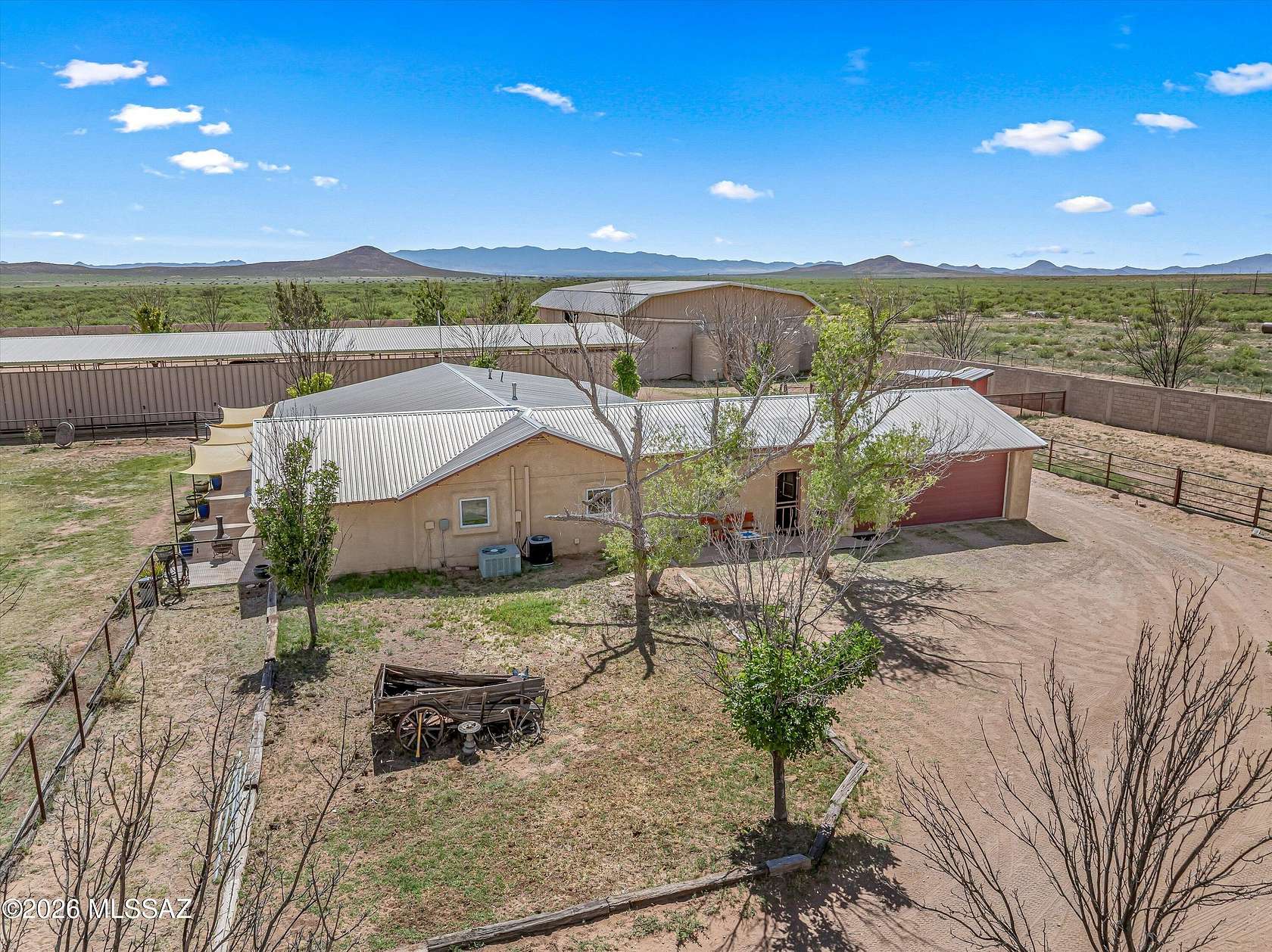 30 Acres of Land with Home for Sale in Pearce, Arizona